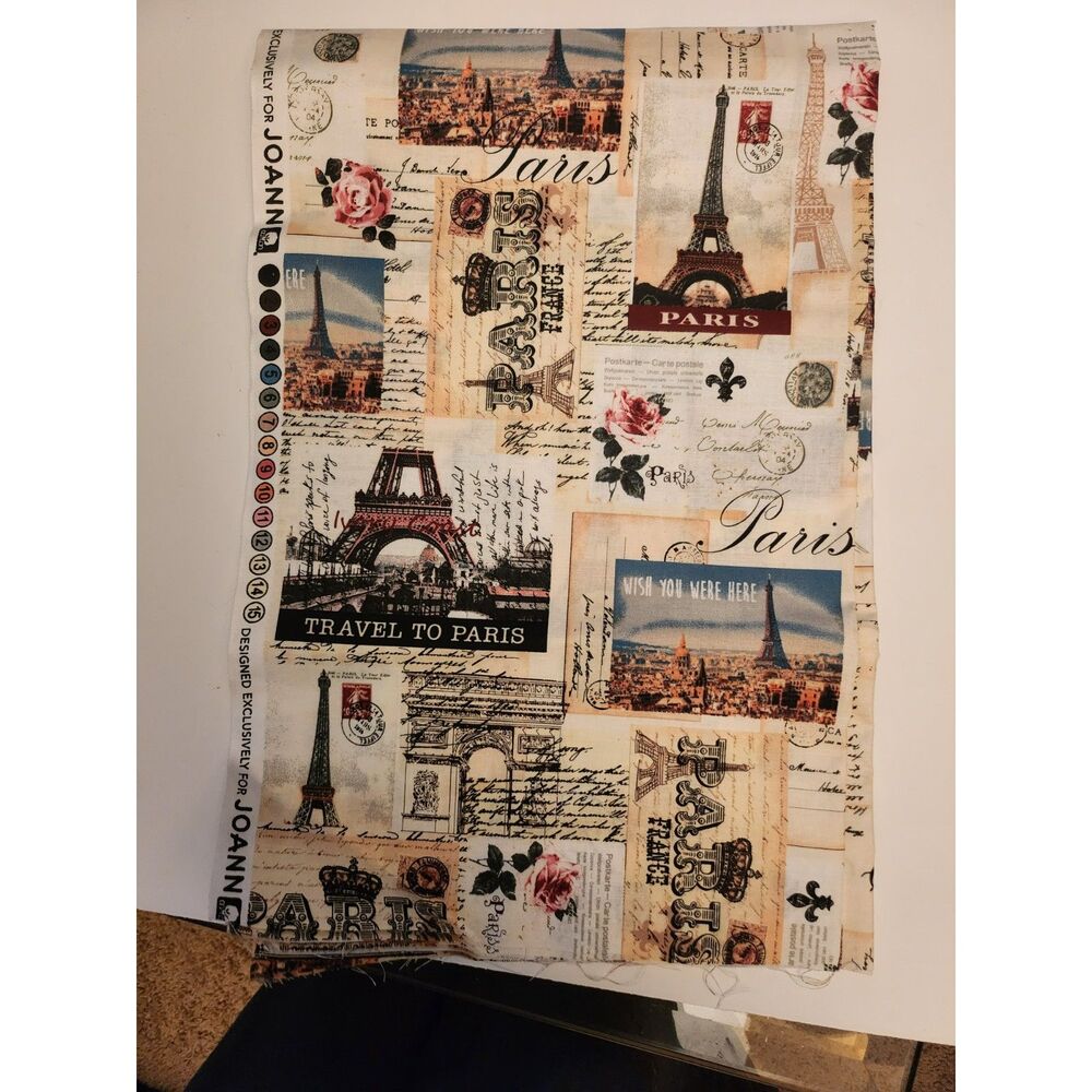 Paris Collage Fabric NB